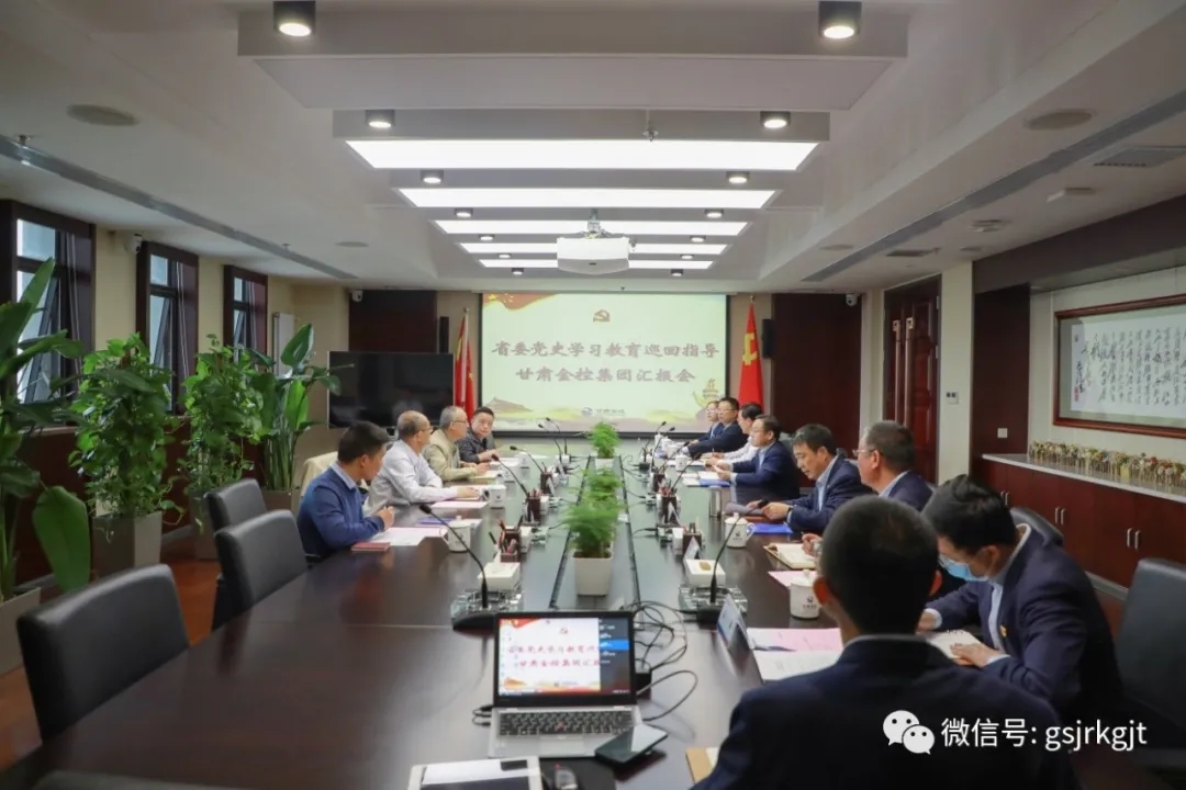 省委第十七巡回指导组对集团党史学习教育进行巡回指导